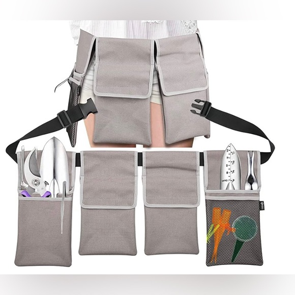 Adjustable Belt Apron For Pet Trainer, Garden Tools Organizer, Waiter, Hair Stylist - View #2